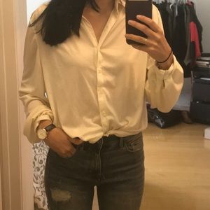 Vintage Tops - Vintage ivory button up shirt Vintage Tops - Vintage ivory button up shirt